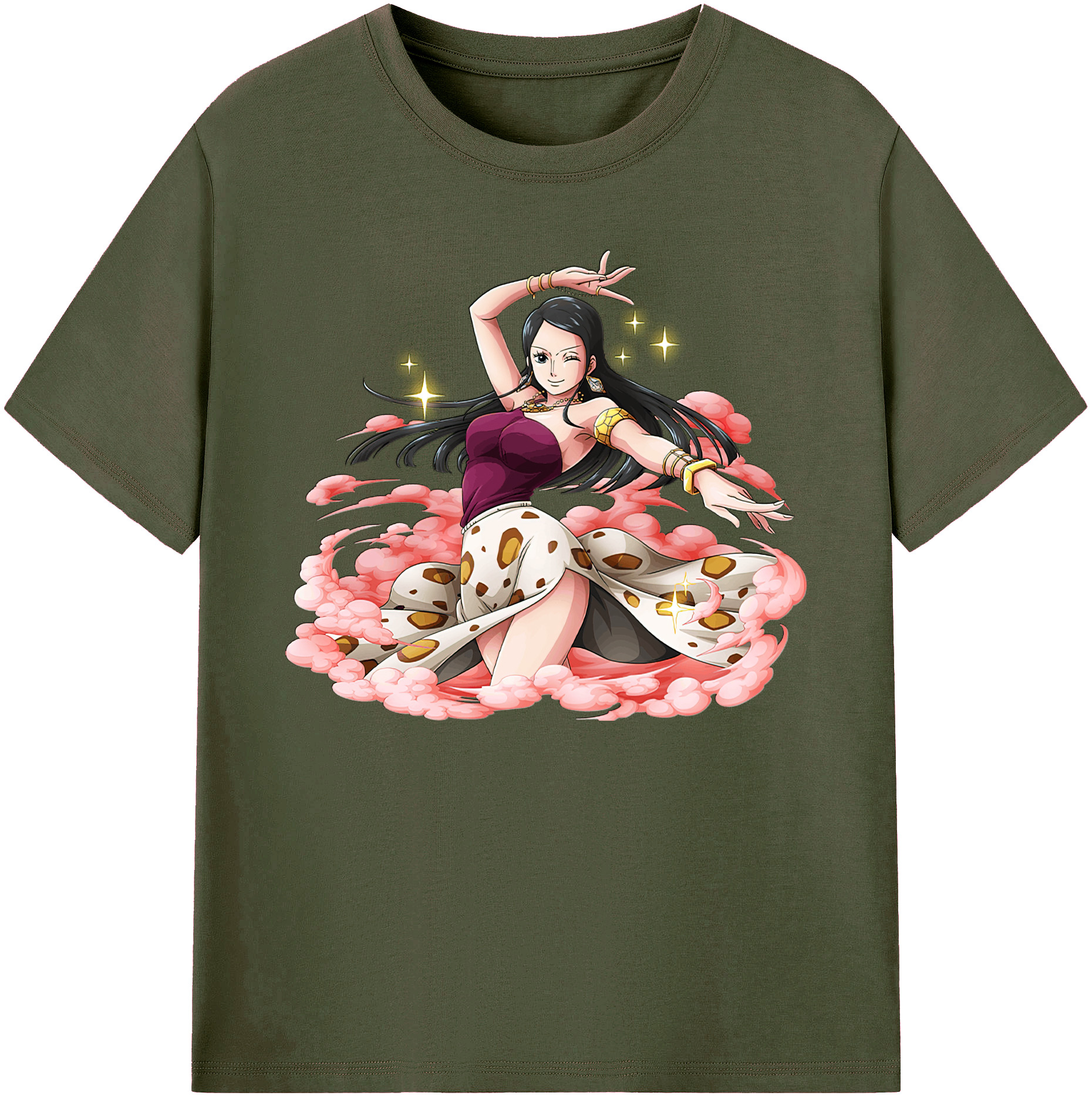 ワンピース ニコ・ロビン ONE PIECE Nico Robin 綿100％ メンズ半袖Tシャツ｜肌触りやわらか＆通気性